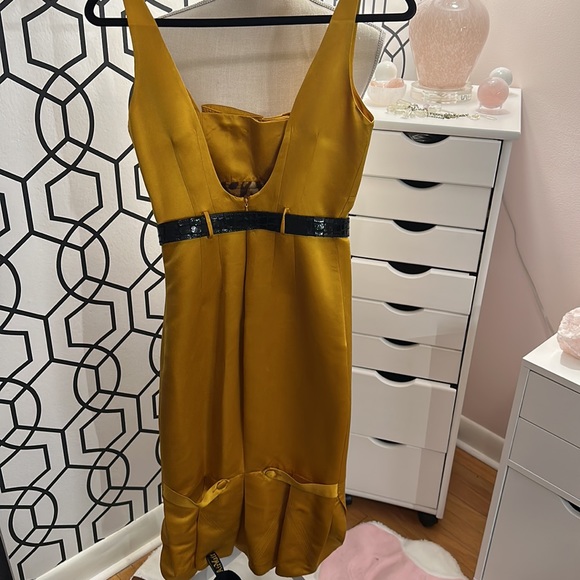 LAMB silk wiggle dress - Picture 3 of 17